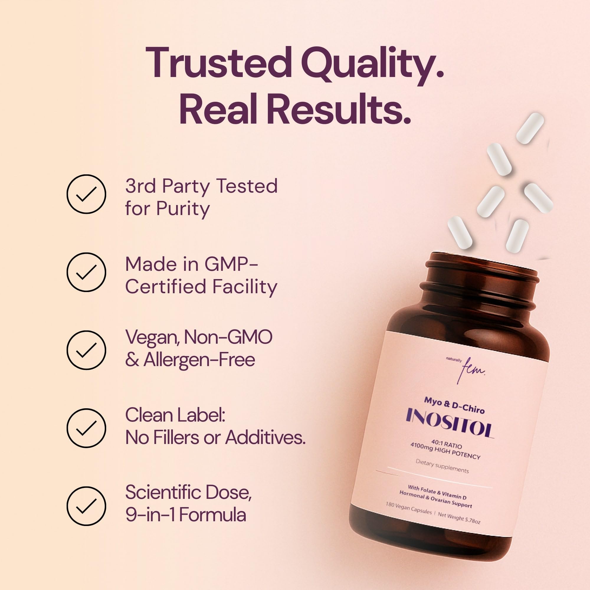 QSTA Premium Inositol Bundle display box signals premium packaging.