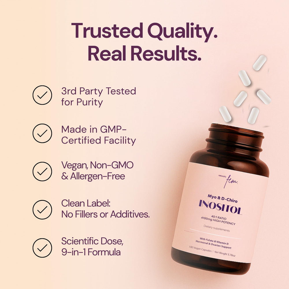 QSTA Premium Inositol foil seal signaling freshness