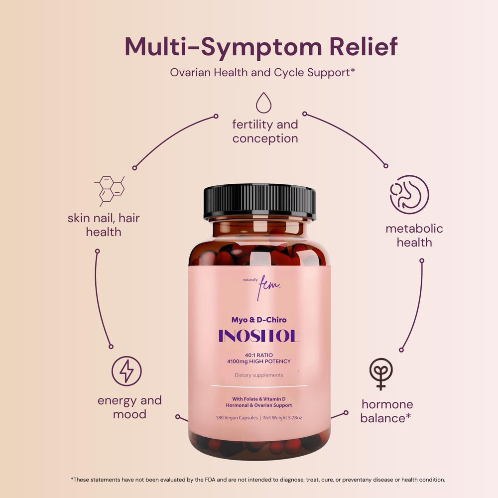 QSTA Premium Inositol packaging box featuring the 9-in-1 formula