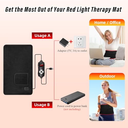 Qtyspdct wearable therapy belt on the back for targeted relief