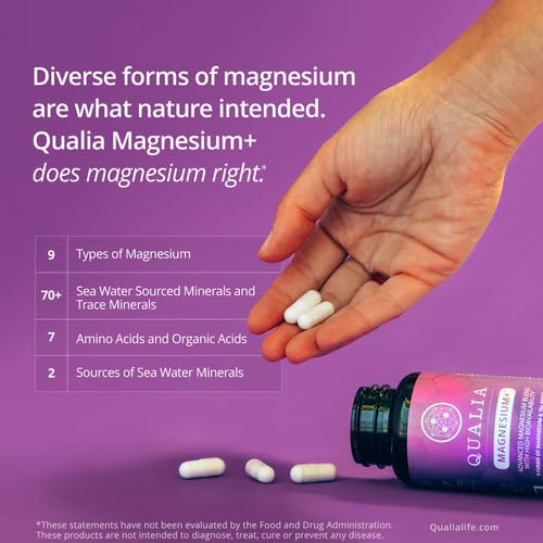 Qualia Magnesium+ packaging-box conveys thorough information for informed choices