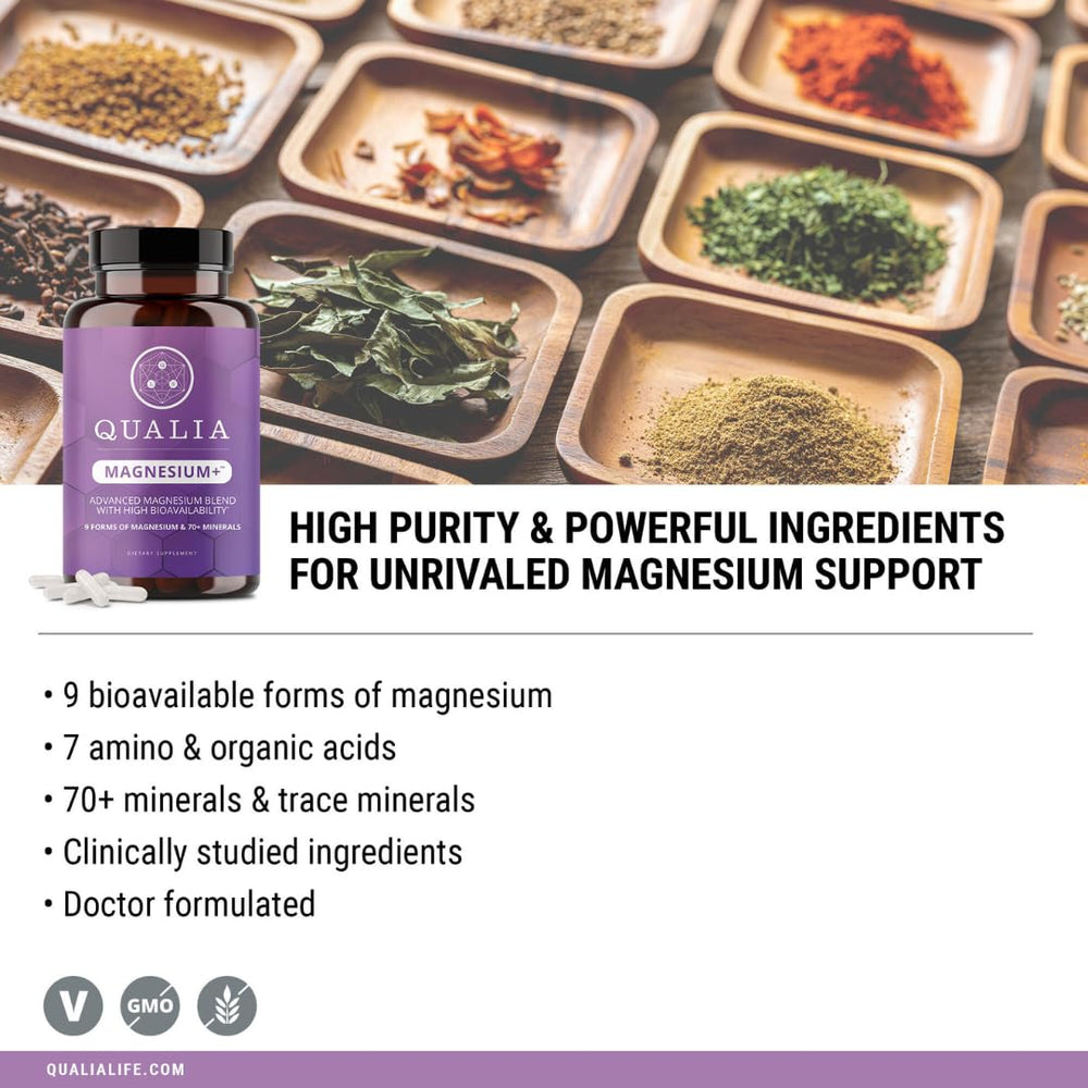 Qualia Magnesium+ sea-mineral-sources highlights Aquamin and Great Salt Lake minerals
