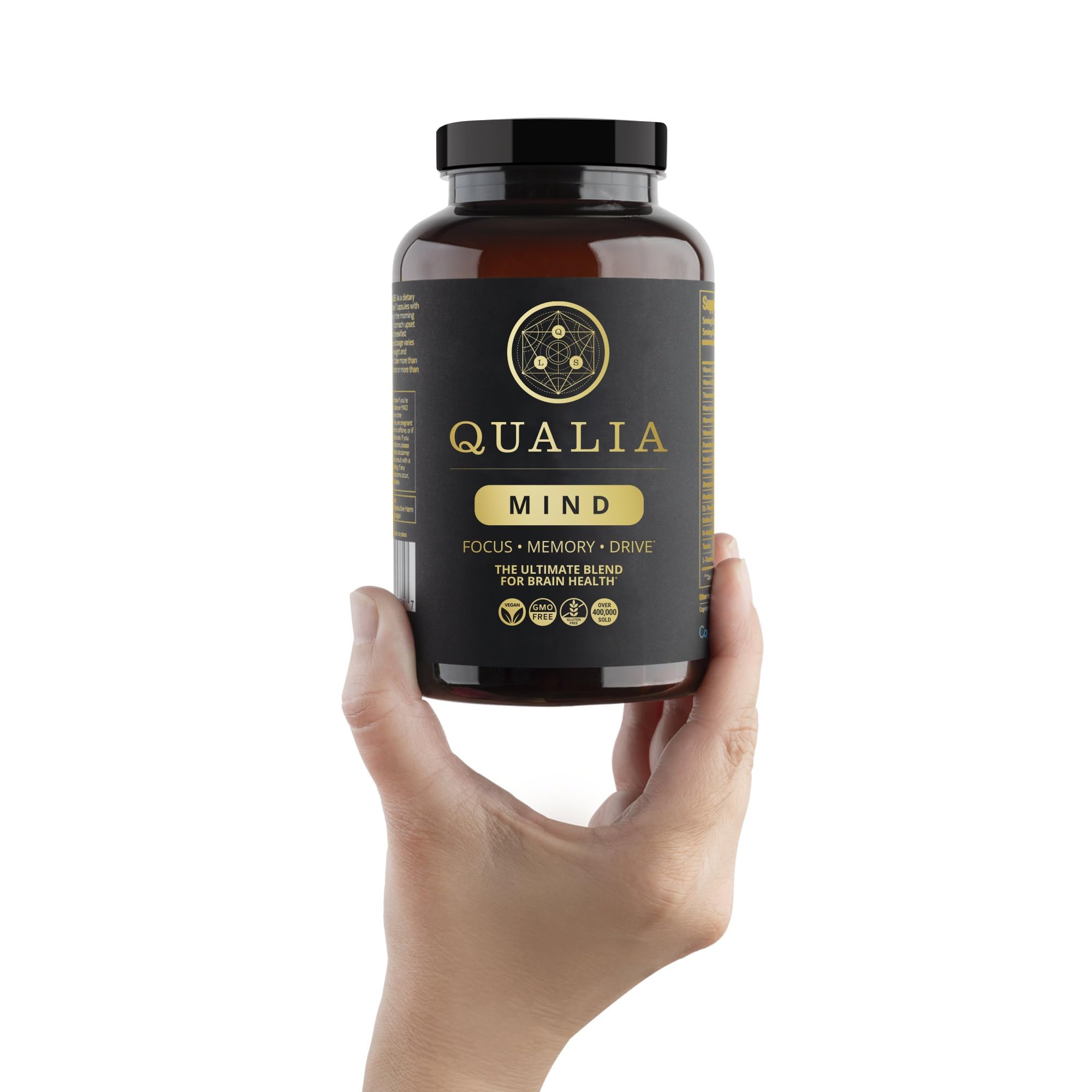 Qualia Mind packaging showing premium nootropic formulation