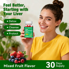 Gummy with mixed fruit flavor image suggesting a pleasant daily ritual.