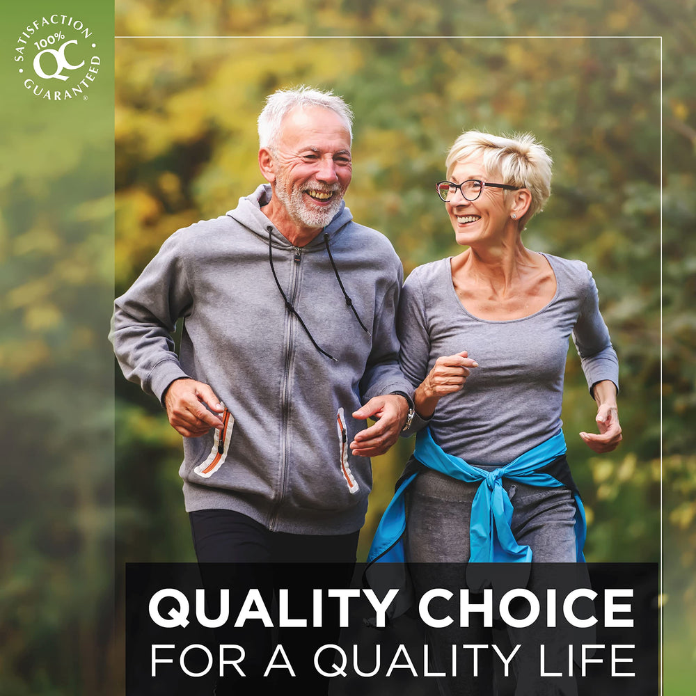 Quality Choice Apple Cider Vinegar label closeup highlighting gluten-free formula.