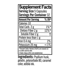Quality Choice Daily Fiber Capsules inside bottle emphasize digestive regularity.