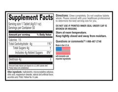 Quality Choice orange glucose tablets pack, portable and easy to store in a bag.