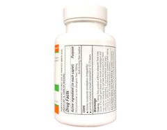 Quality Choice Fiber Therapy caplets closeup highlighting smooth texture for easy swallowing.