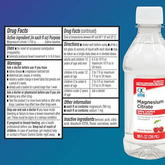 Quality Choice Magnesium Citrate lemon flavor bottle highlights lemon option for gentle relief.