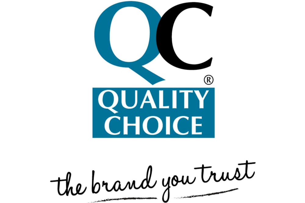 Quality Choice on-the-go relief pack easy to carry in a bag.