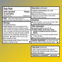 Quality Choice Stay Awake tablet close-up for fast focus.