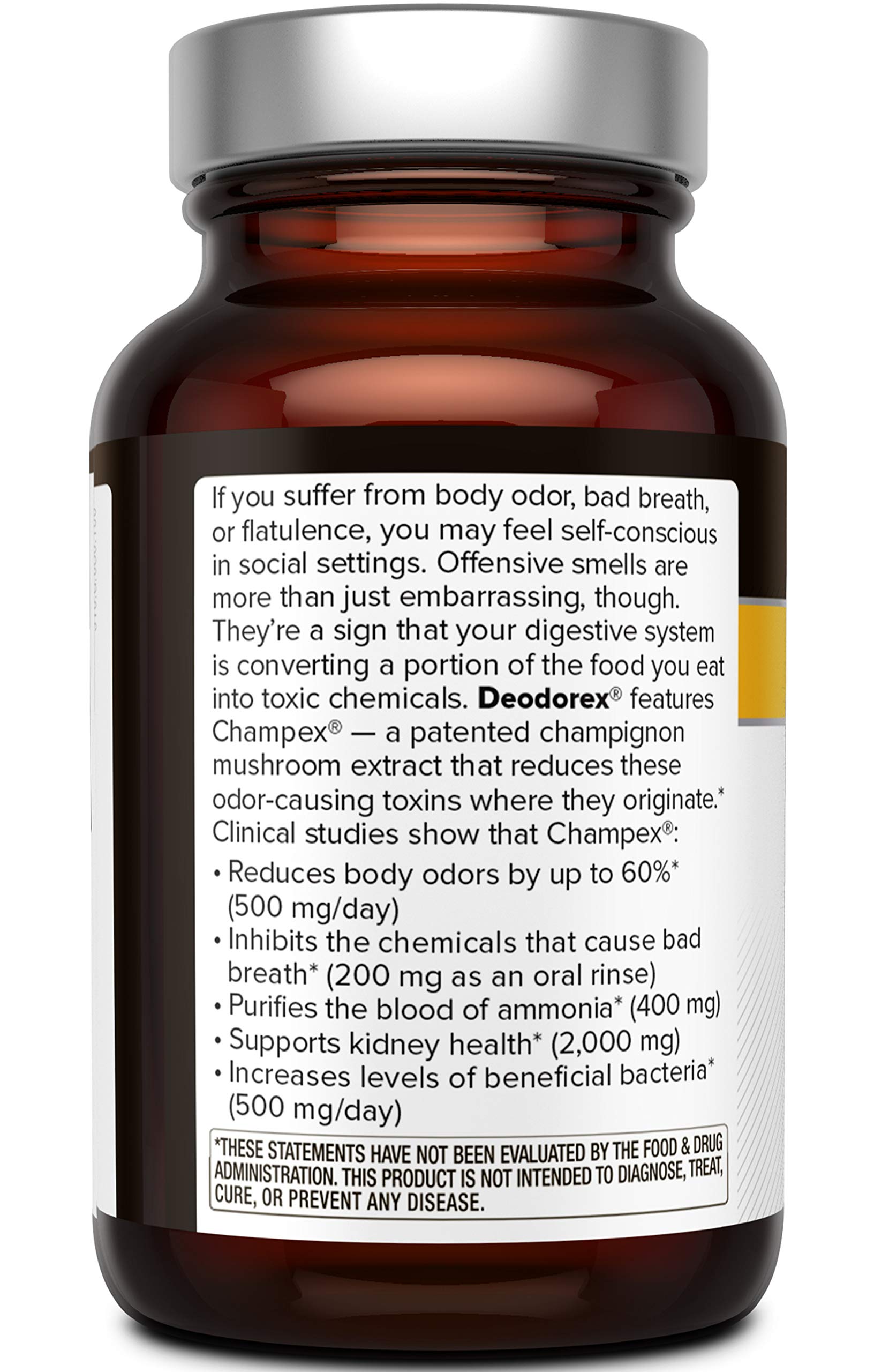 Quality of Life Deodorex packaging highlighting GMP manufacturing.