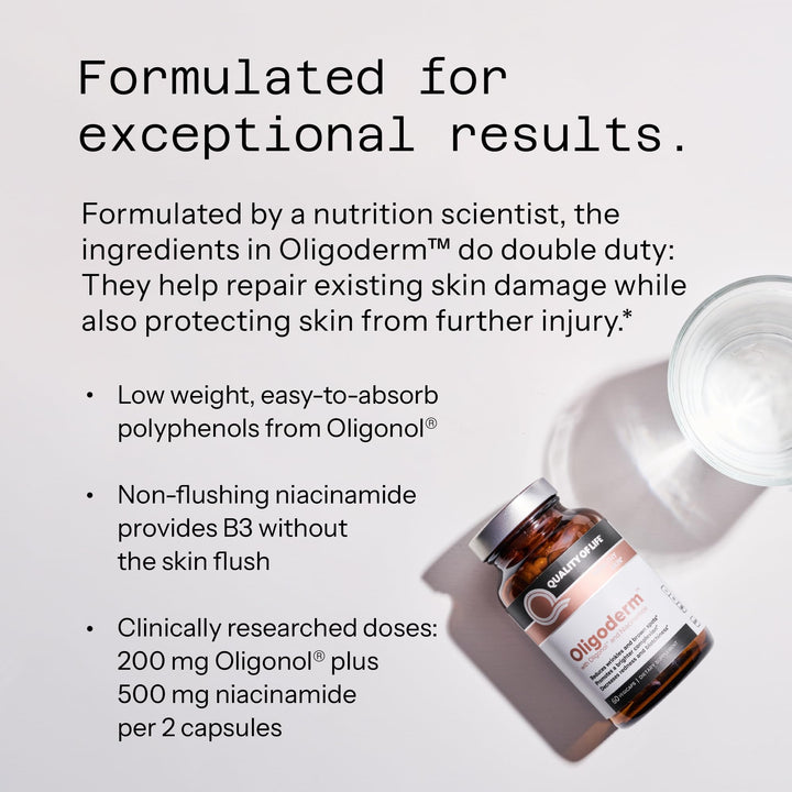 Quality of Life Oligoderm vegan capsules suggest gentle daily skin care
