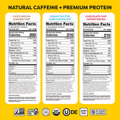 Quantum Energy Squares chocolate chip cookie dough square with rich flavor and steady energy