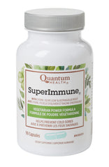 Quantum Health Super Immune+ bottle front shows a clean design for everyday use