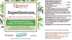 Quantum Health Super Immune+ capsules close-up highlights easy-to-swallow form