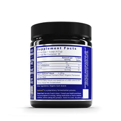 Quantum Nutrition Fermented Turmeric Ginger powder scoop for easy serving in smoothies
