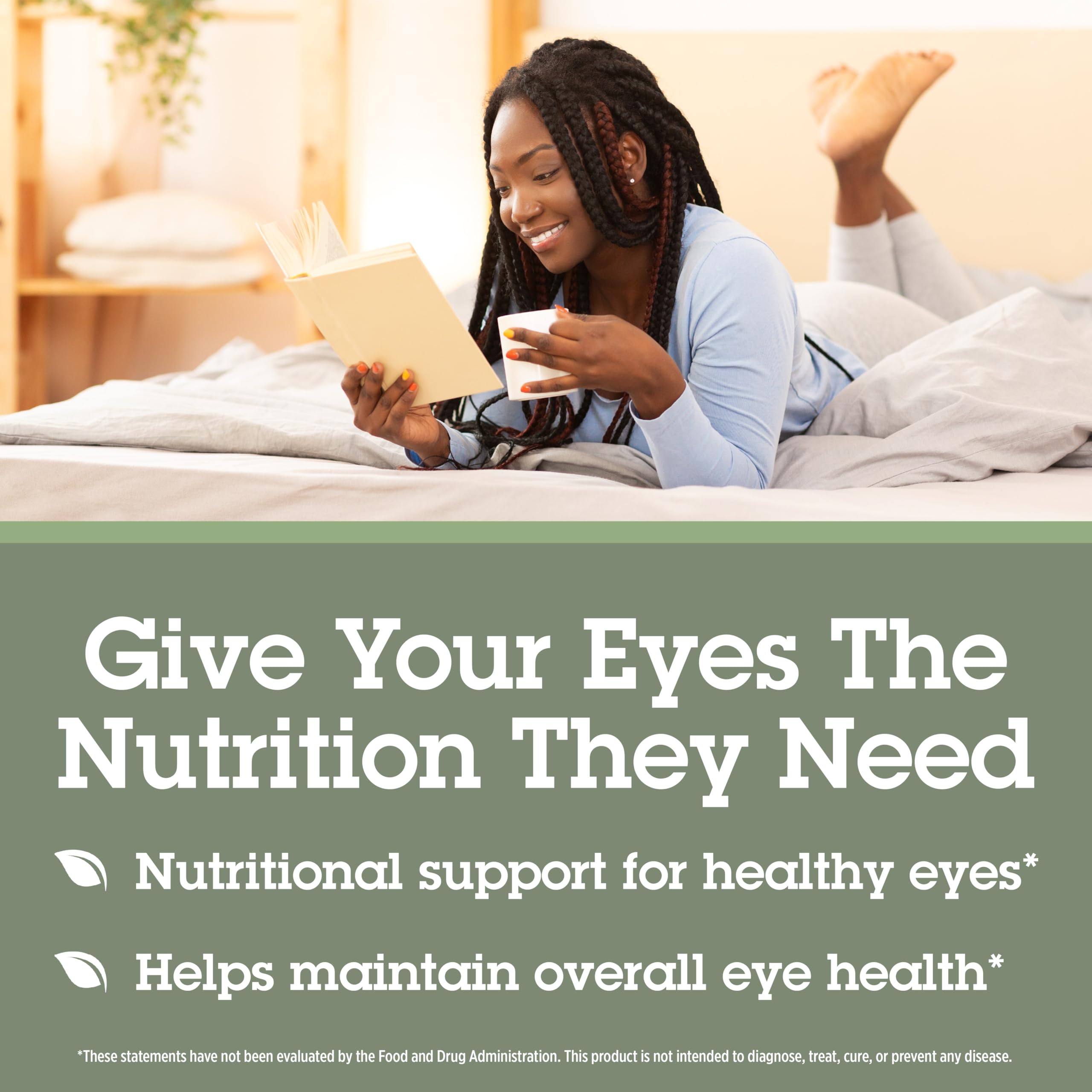 Quantum See Lutein+ ingredients with vitamins C and E shown