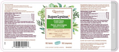 Quantum Super Lysine close-up highlighting immune nutrients.