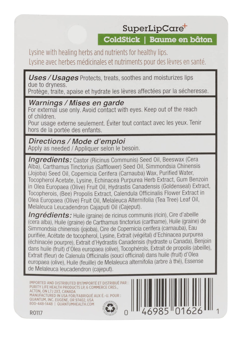 Quantum Super Lysine Plus tablets bottle for daily outbreak prevention