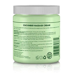 Close-up of Queen Helene cucumber massage cream texture for body and facial massage.