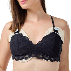 QUEEN OF THE THRONES Castor Oil Pack for Breast Large on bra strap, heatless and comfortable