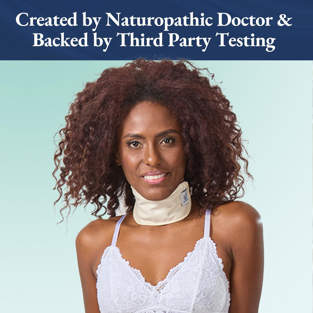 QUEEN OF THE THRONES Castor Oil Pack worn around the neck fits for daily use.