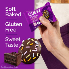 Quest Frosted Chocolate Cake cookie gluten-free option for snack time