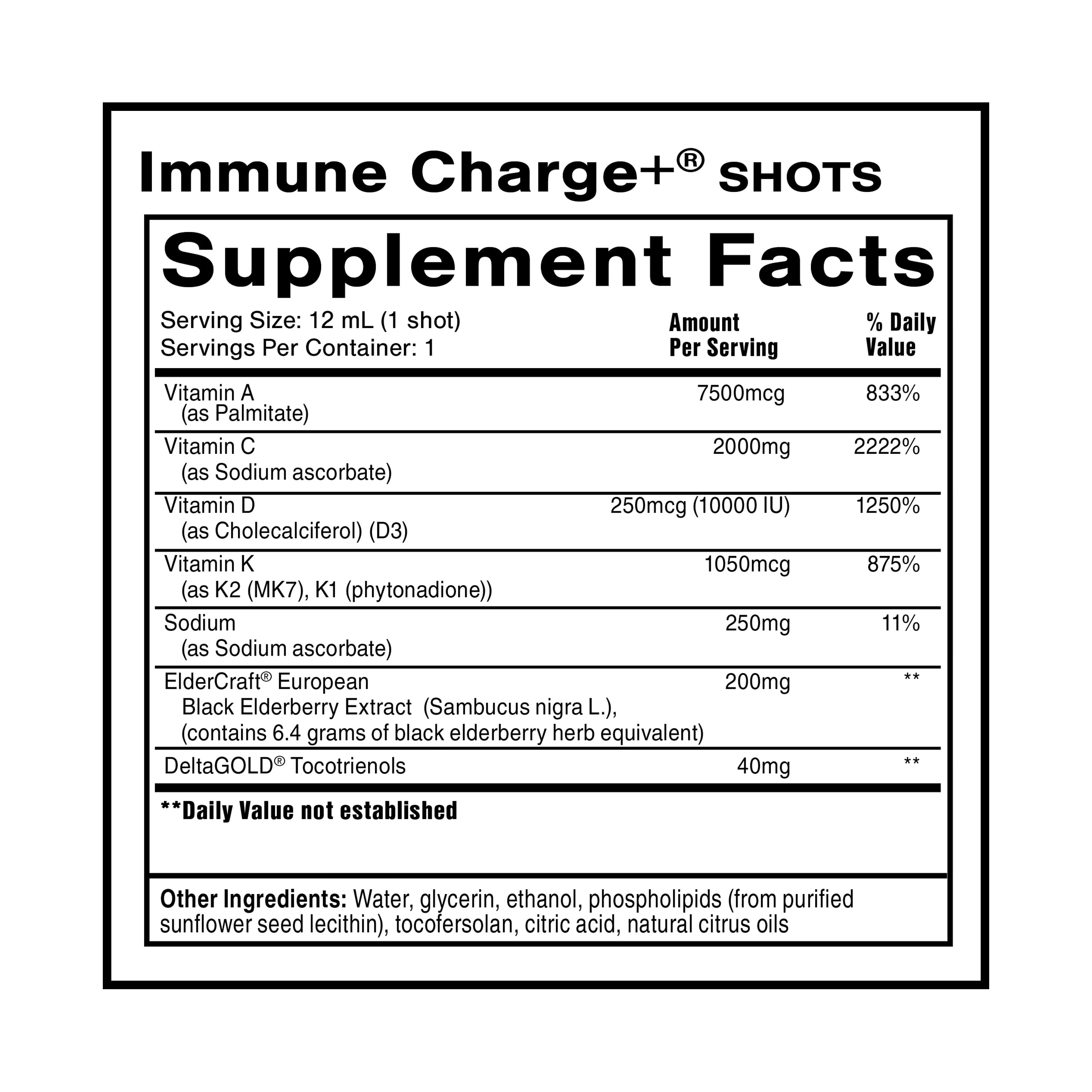 Immune Charge+ elderberry close-up highlighting concentrated formula
