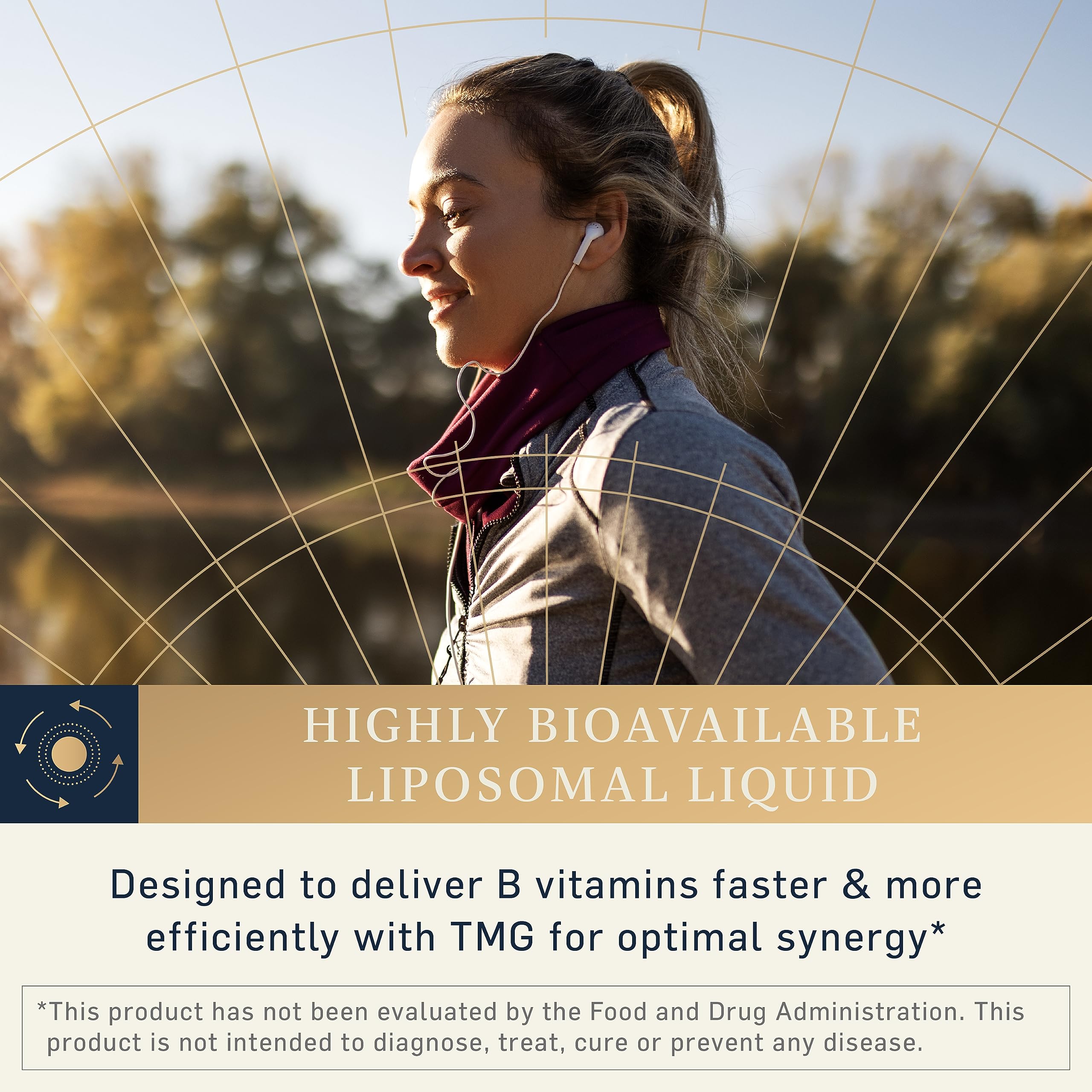 Quicksilver Methyl Charge ingredient panel shows folate and B vitamins