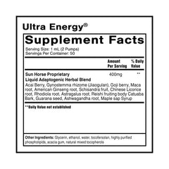 Quicksilver Scientific Dr. Shade's Ultra Energy bottle pour, ideal for daily use.