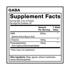 Quicksilver Scientific liposomal GABA + L-Theanine dropper enables easy dosing.