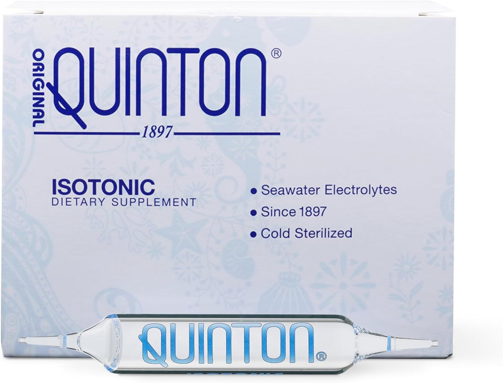 Quicksilver Scientific Quinton ampoules packaging for daily hydration
