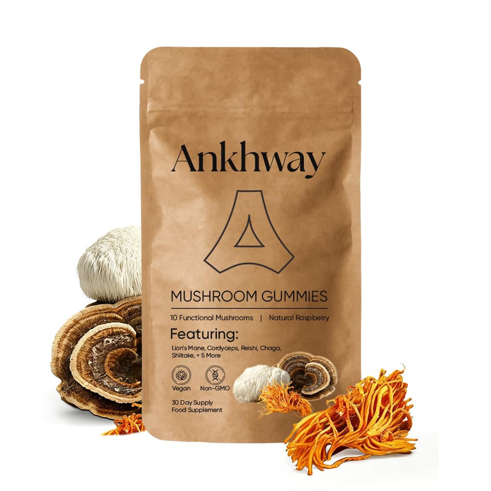 QUIET DOSE Ankhway Gummies open-pack showing vibrant gummies for easy daily use.