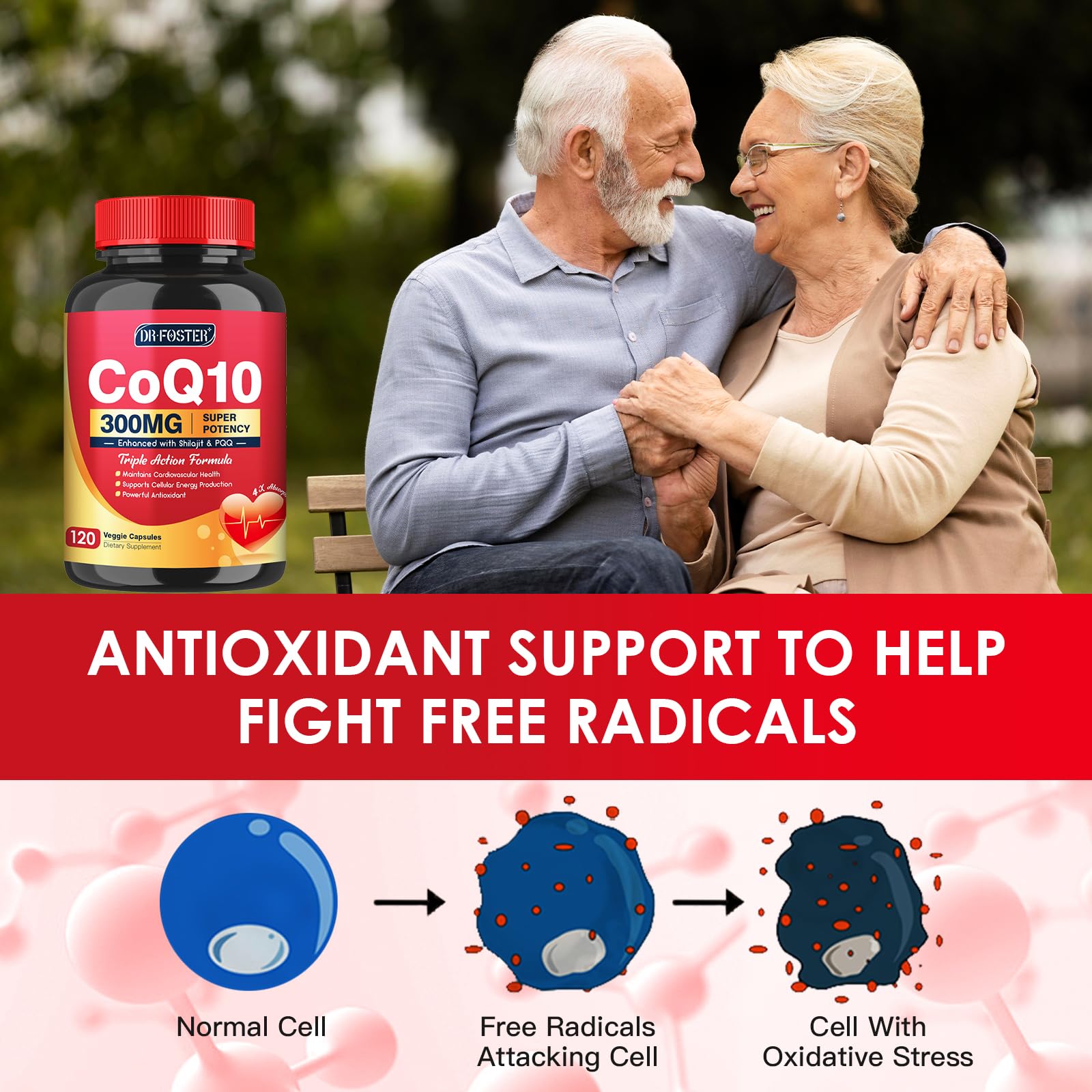 Quinovit veggie capsules pack indicating clean label and suitability for vegetarians.