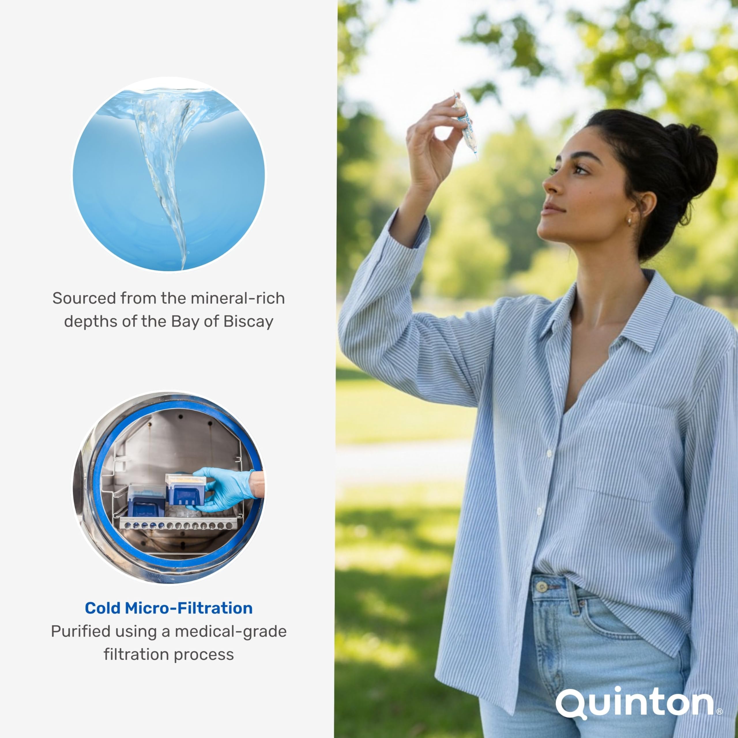 Potential nasal and digestive support with Quinton isotonic ampoules