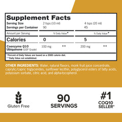 Qunol CoQ10 teaspoon dosing demonstrates simple 5 ml serving.