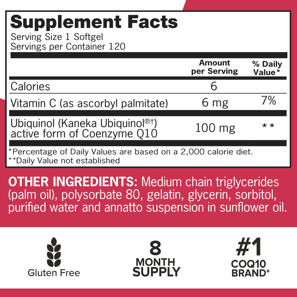 Two-bottle Qunol Mega Ubiquinol packaging for convenient supply.