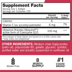 Two-bottle Qunol Mega Ubiquinol packaging for convenient supply.
