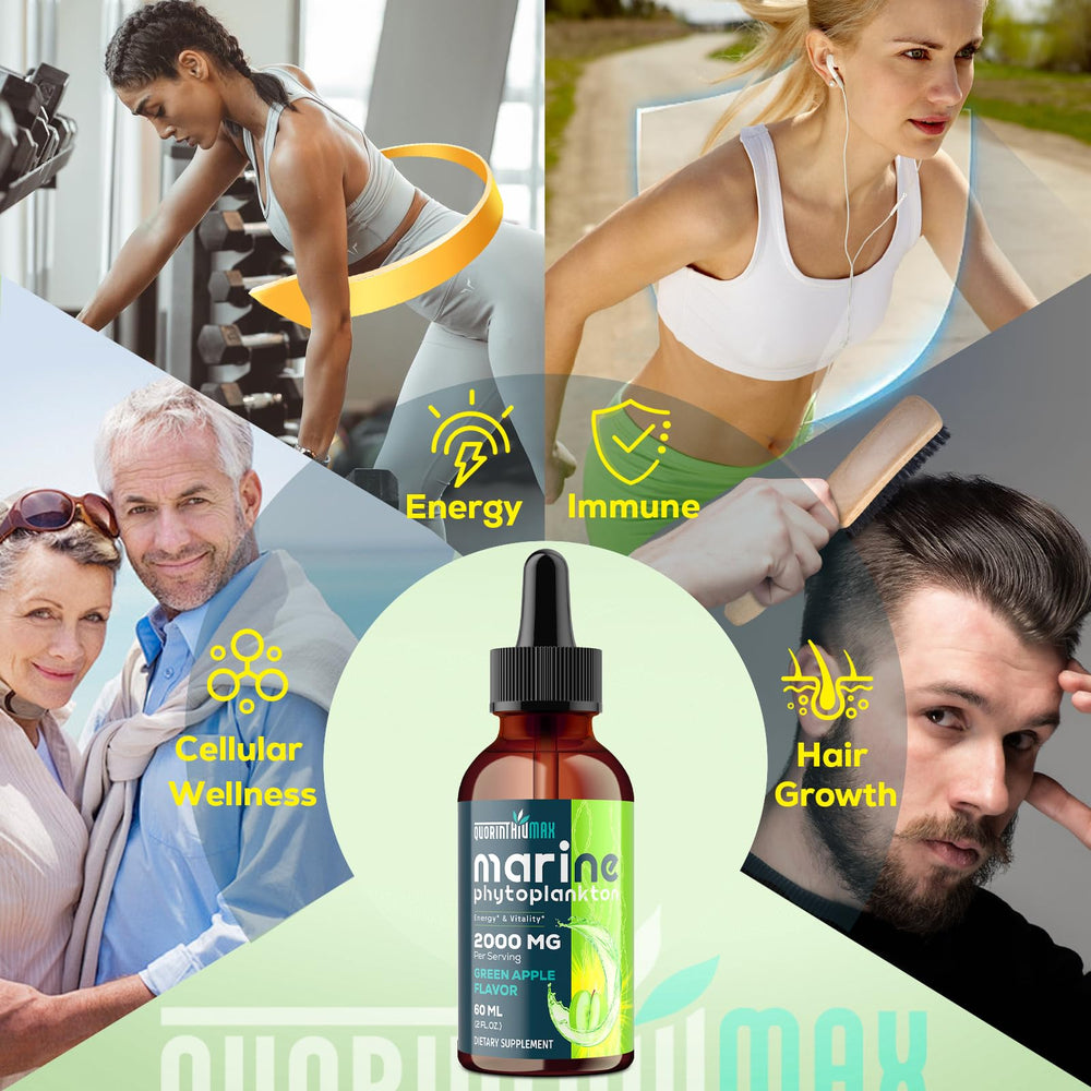 Closeup of Quorinthiumax bottle highlighting absorption-boosting blend