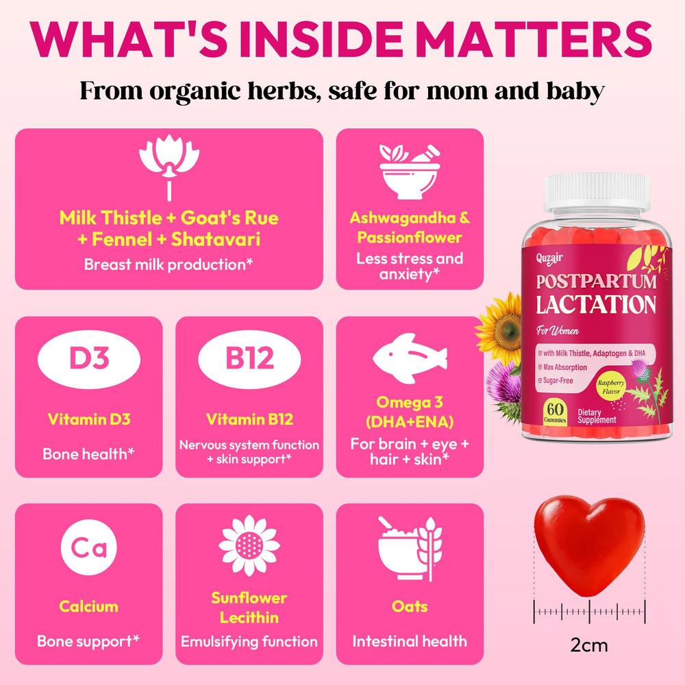 Quzair ashwagandha passionflower calm gummies support emotional balance