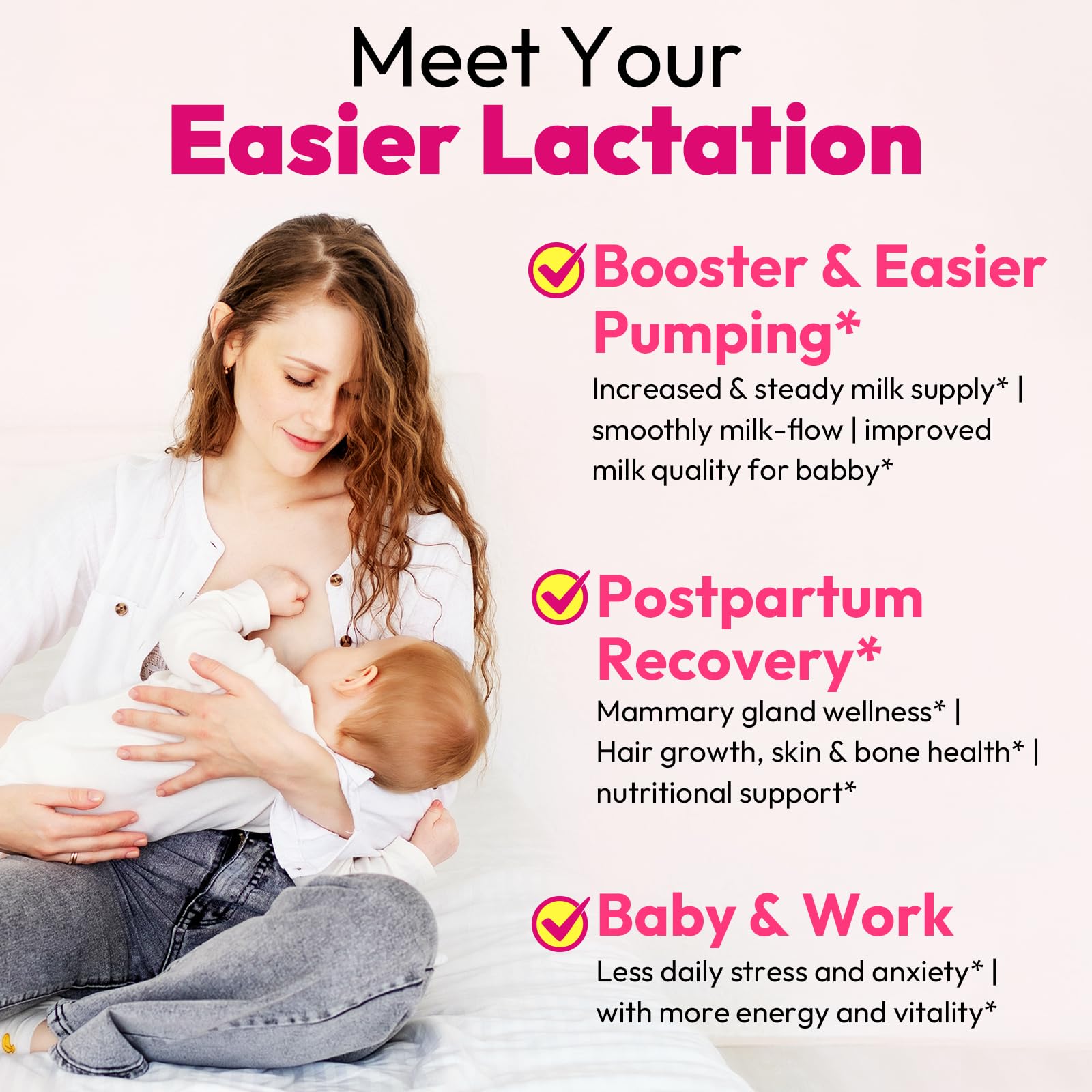 Quzair postpartum vitamins bottle highlights essential nutrients for recovery