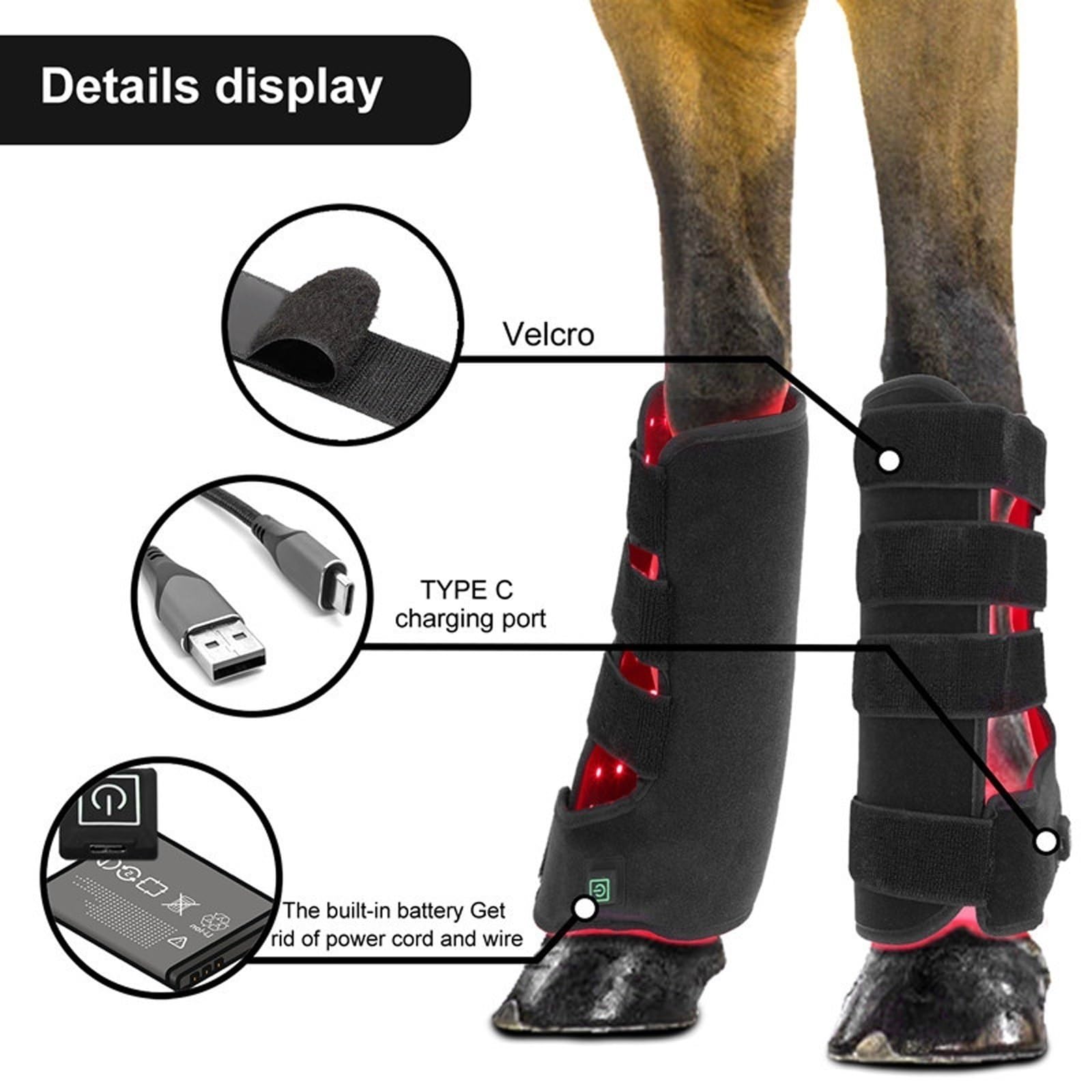 QVIKPMU adjustable strap fit, secure wear during treatment.