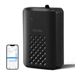 Qxtae waterless diffuser front view, sleek home fragrance device.