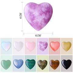 QYDCX heart crystal amethyst promotes focus and relaxing evenings.