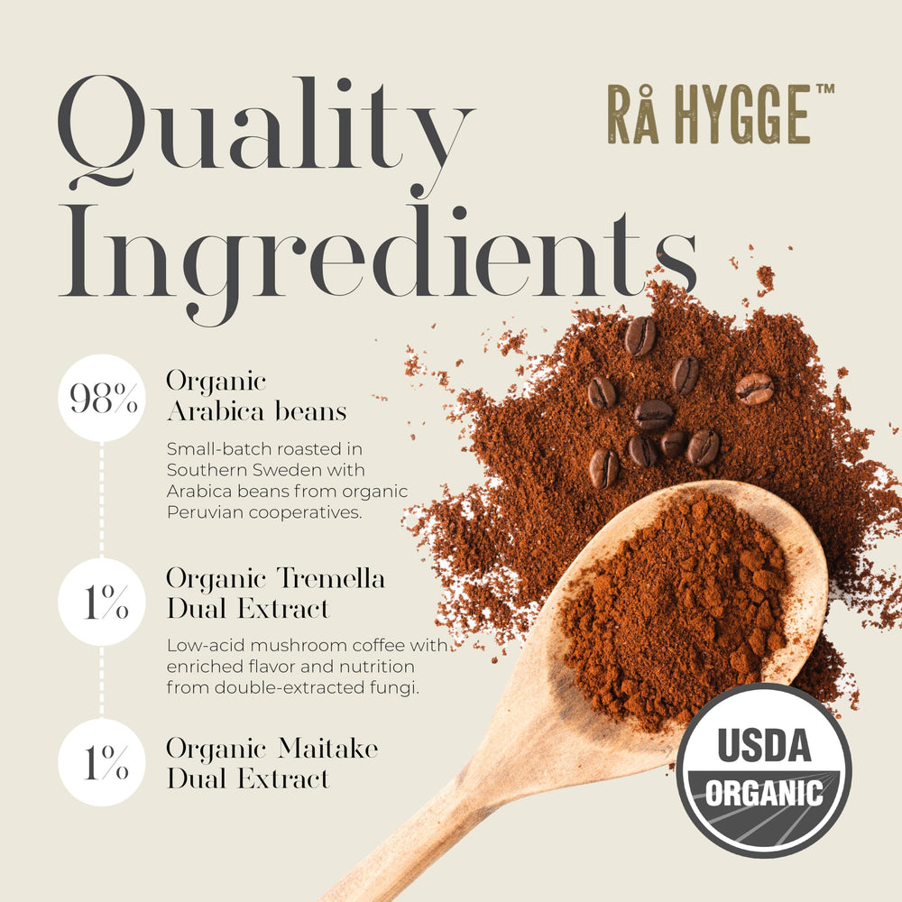 RÅ HYGGE pour-over setup showcases rich, nutty aromas with chocolate notes