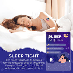 RAAYAM 60-pack sleep patches offer long-lasting overnight supply.