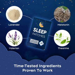 RAAYAM Sleep Patch adhesive close-up on skin