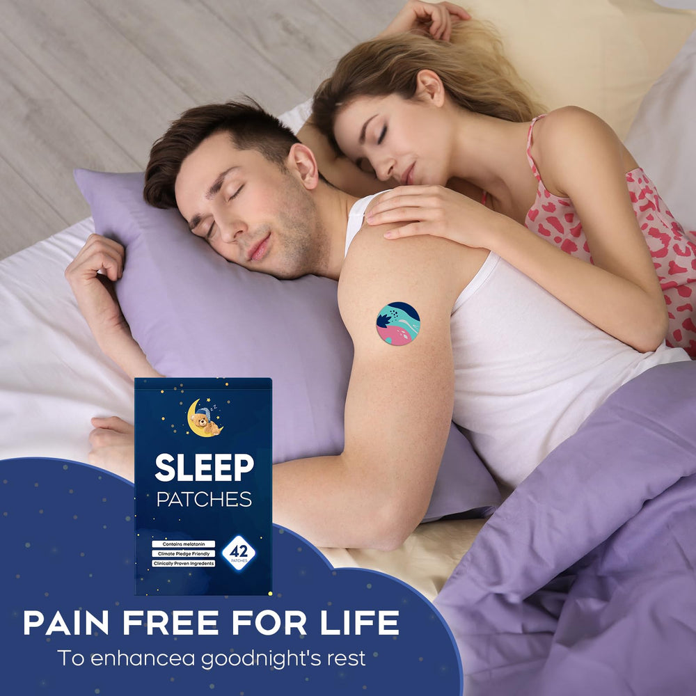 RAAYAM Sleep Patch blue packaging shown for adults