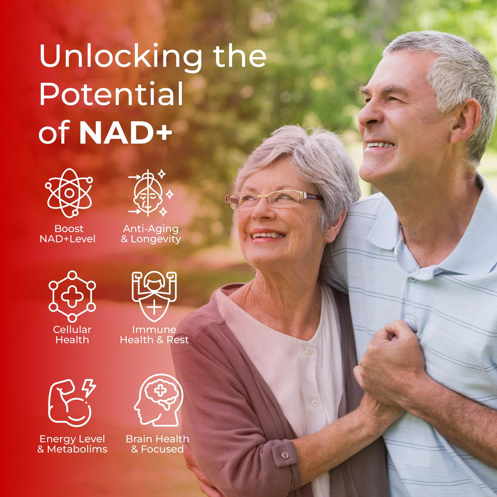 Radical Recharge NAD+ Drops box on a clean surface